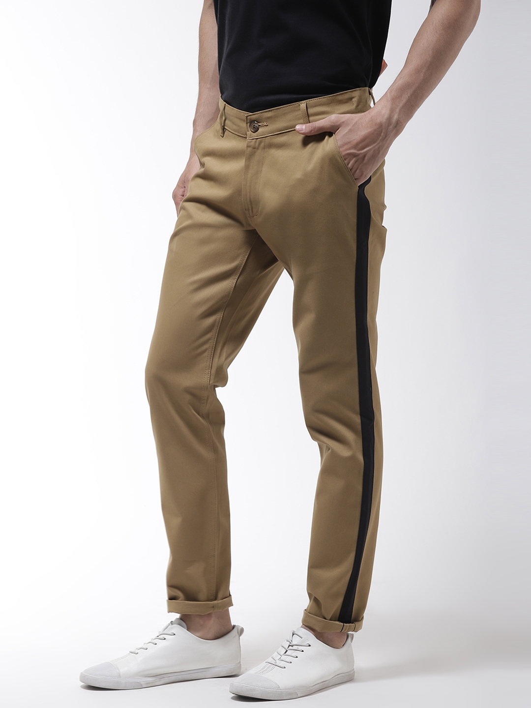 Buy Mens Blue Slim Fit Cargo Trousers for Men Online at Bewakoof