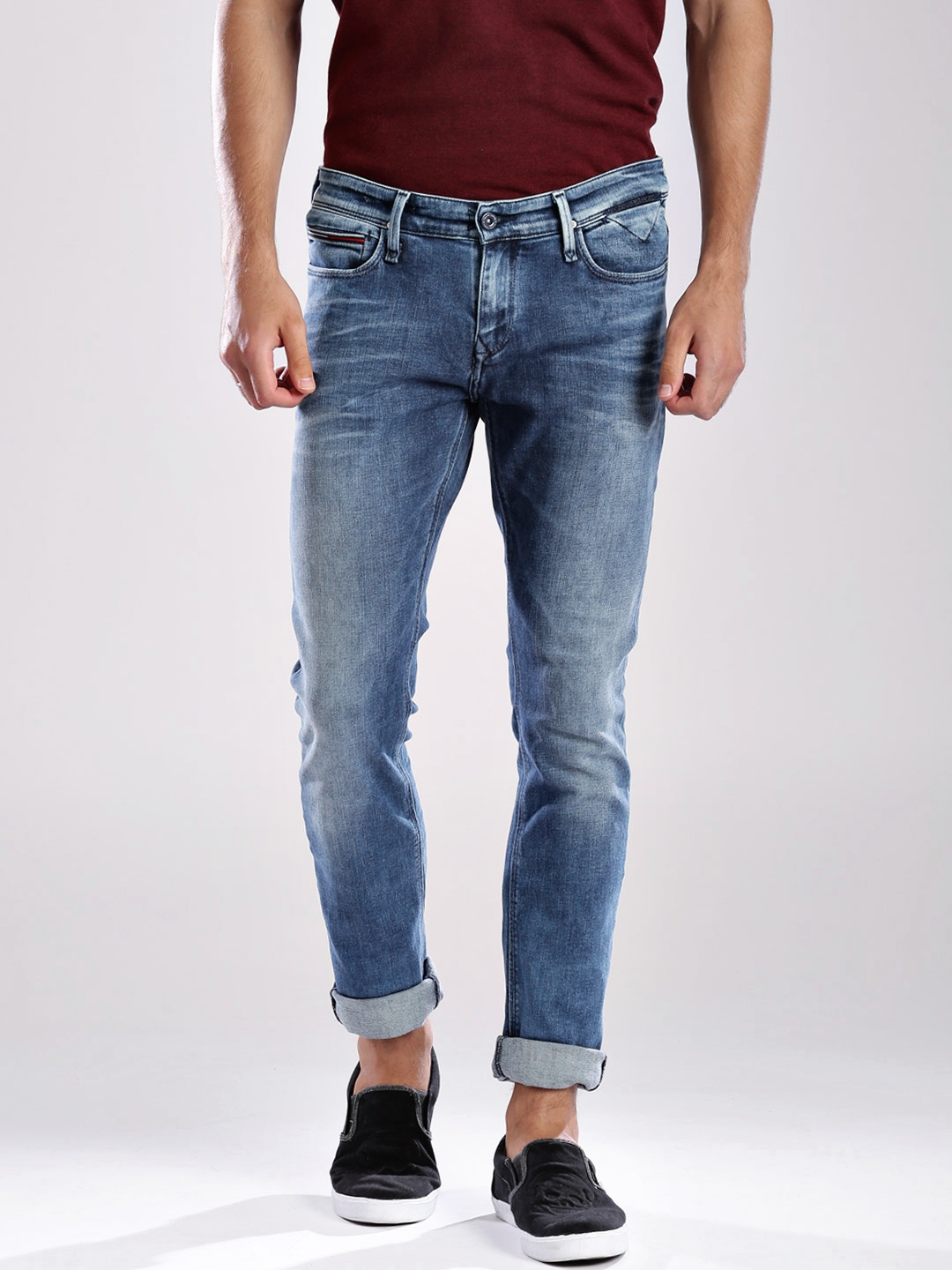 Hilfiger Blue Sidney Skinny Jeans - Jeans for Men 958939 | Myntra