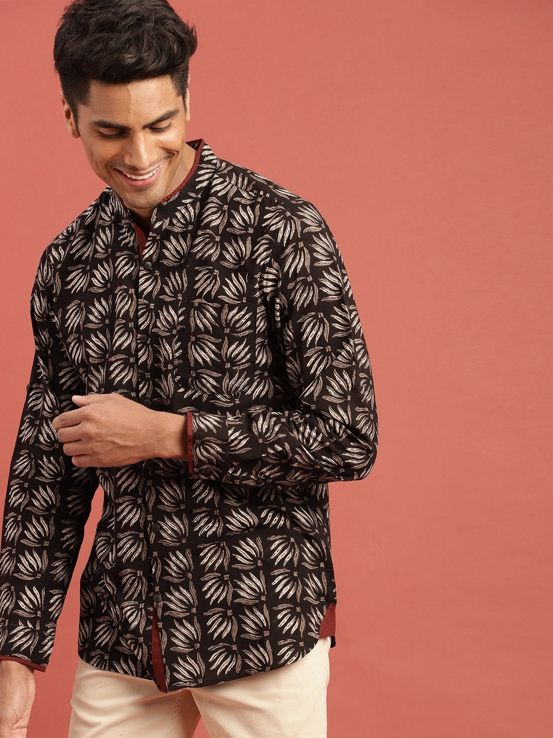 Printed shirts cheap myntra