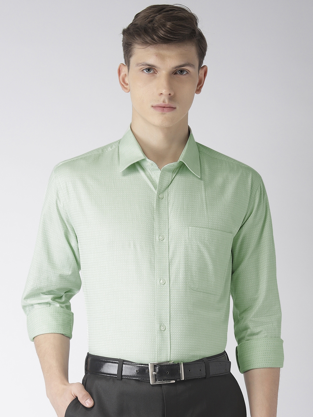 Sea green shop formal shirt