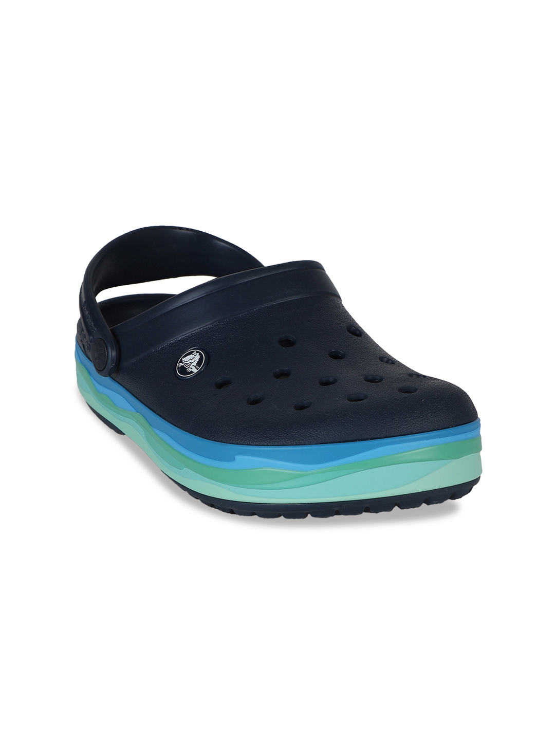 navy blue crocs women's