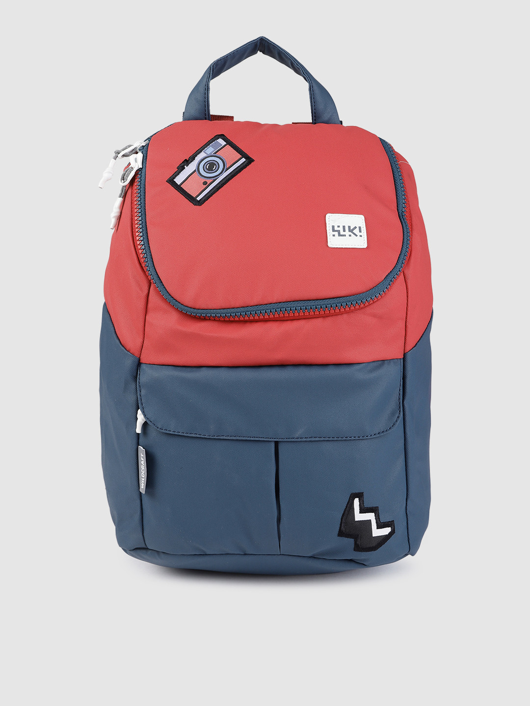 Wildcraft Unisex Red & Blue Colourblocked BP Mini 1 Backpack
