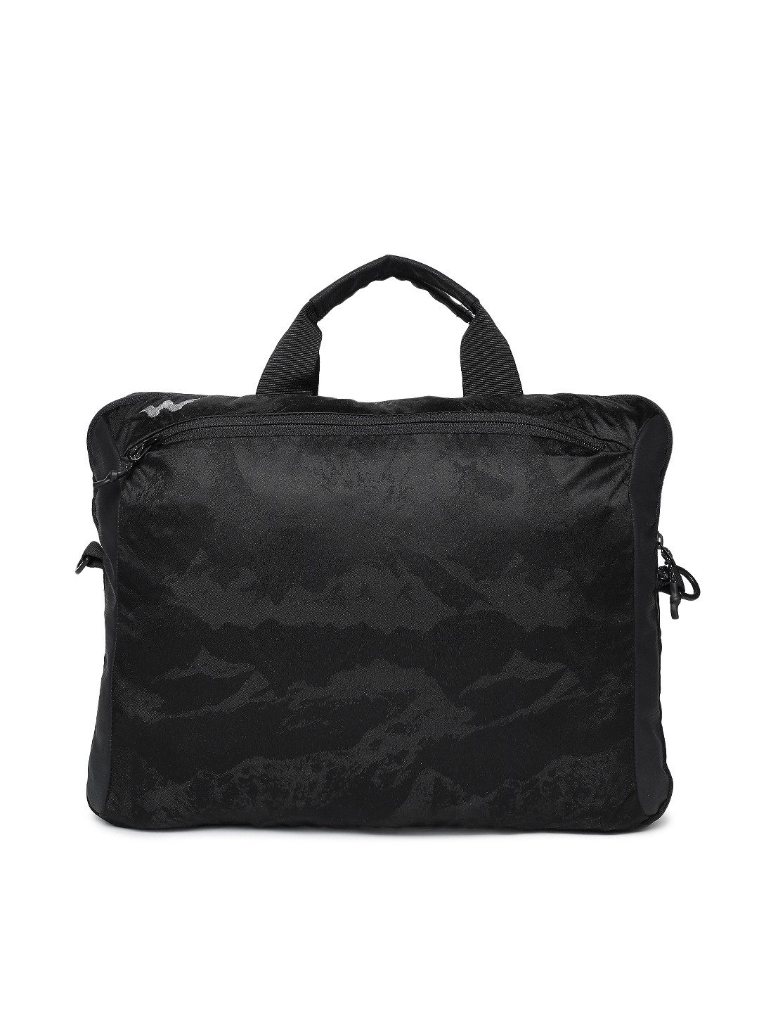 Wildcraft Unisex Black Icon Solid Messenger Bag