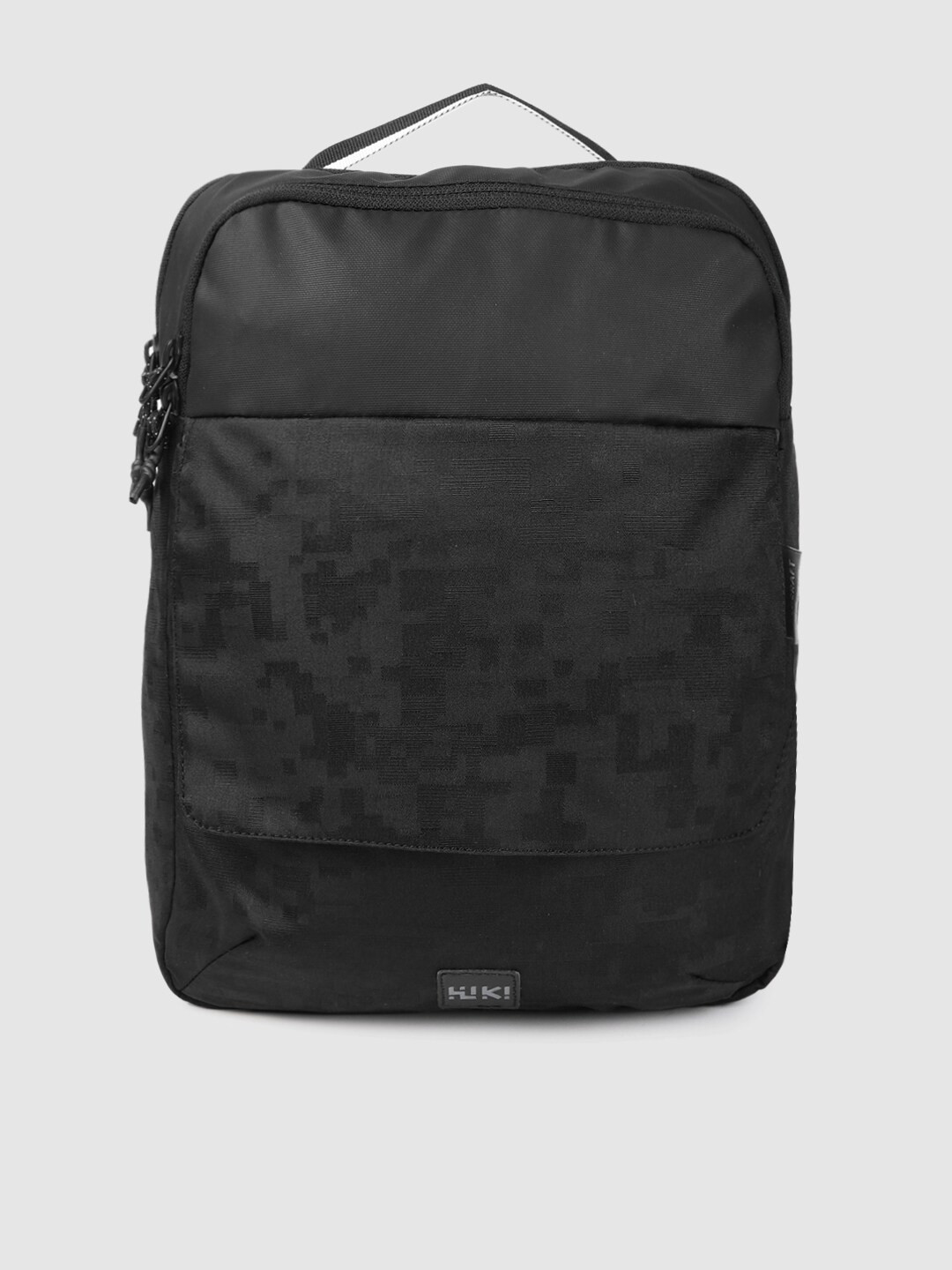 Wildcraft Unisex Black Solid Backpack cum Sling Bag