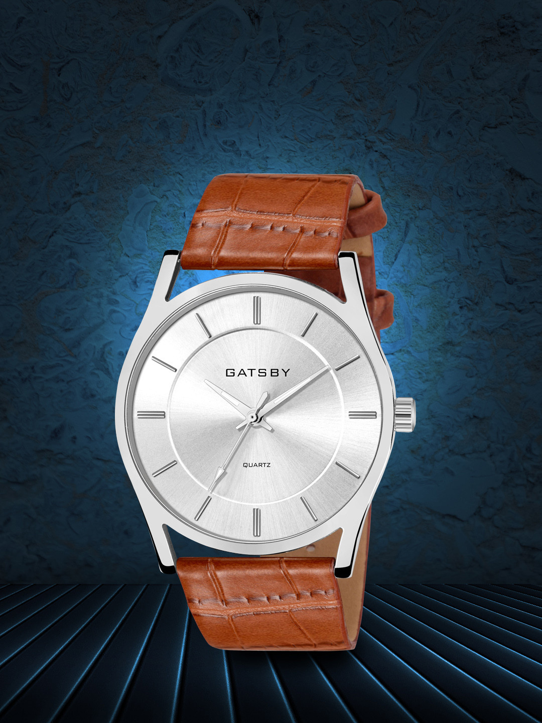 Gatsby Men Silver-Toned Analogue Watch GTG088