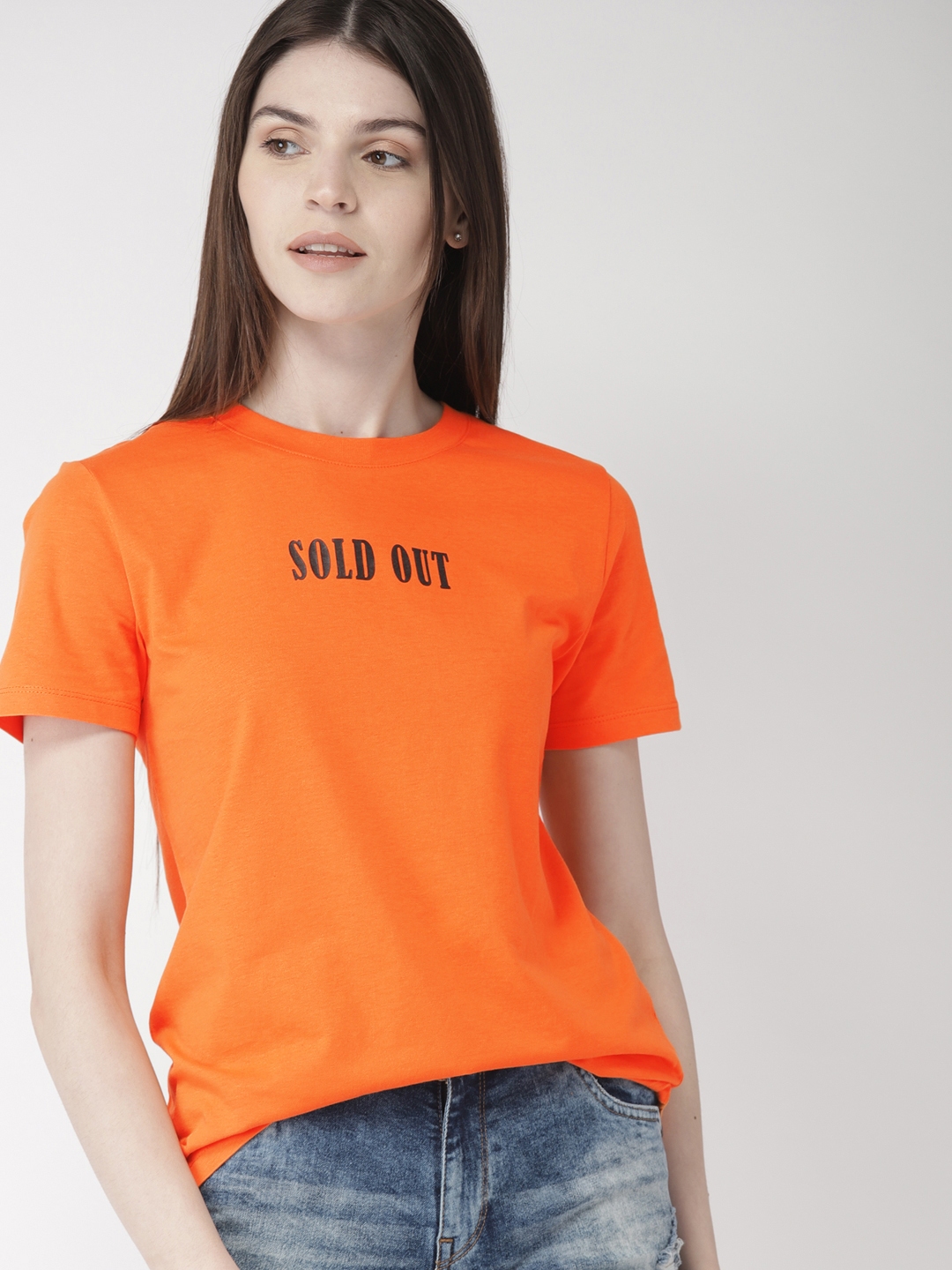 orange t shirt womens