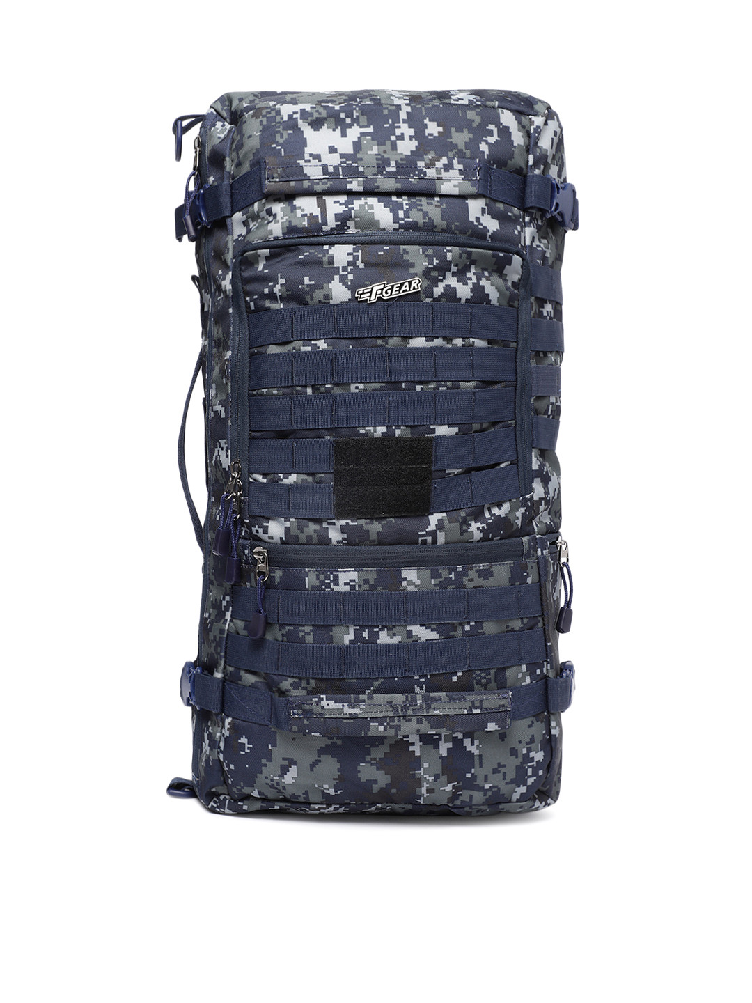 F Gear Unisex Blue & Green Printed Military Garrison Marpat Laptop cum Backpack