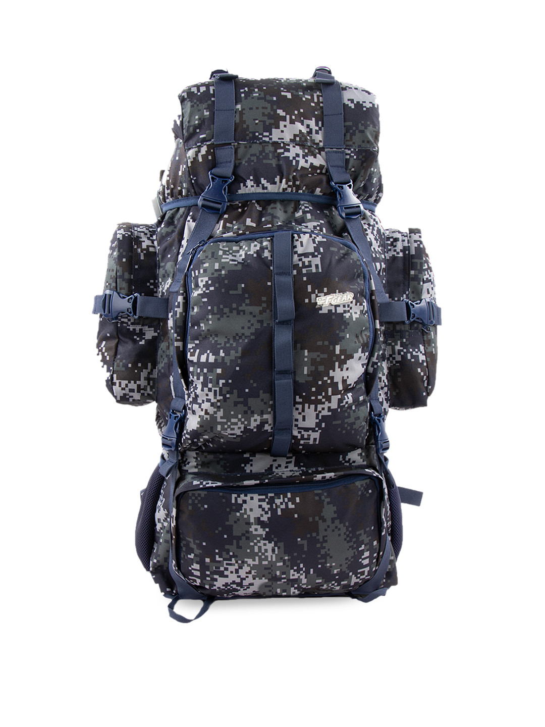 F Gear Unisex Blue Printed Military Neutron Marpat Rucksacks
