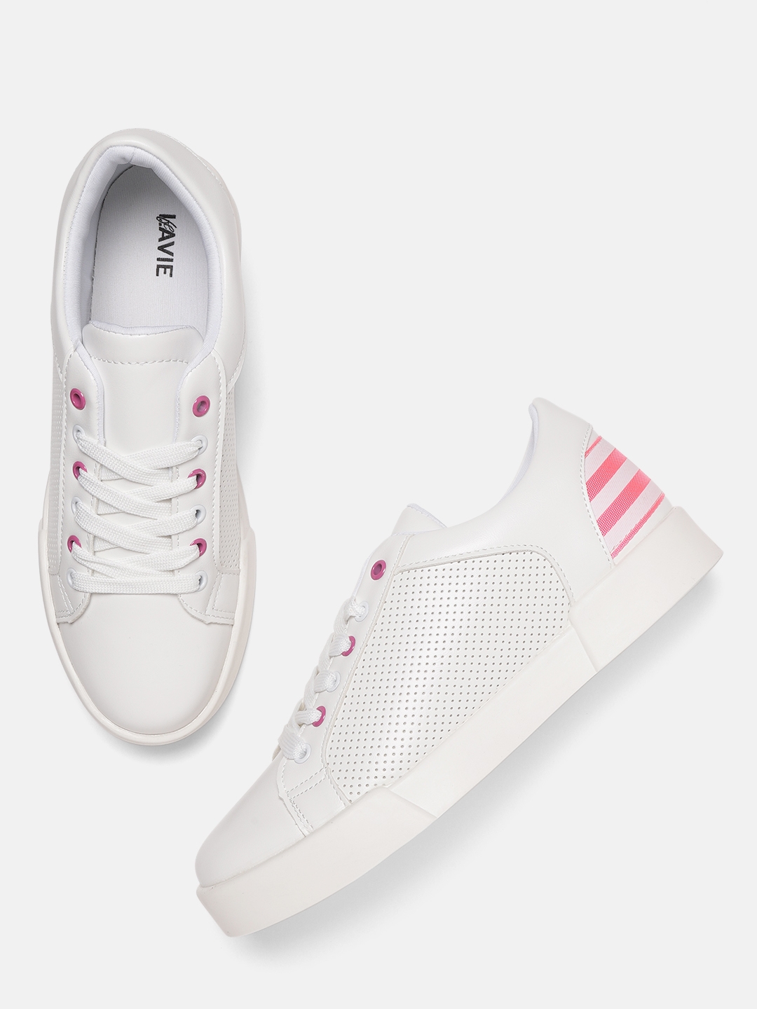 Buy Lavie Women's White Sneakers-7 UK/India (40 EU) (FODQ823021N0) at  Amazon.in