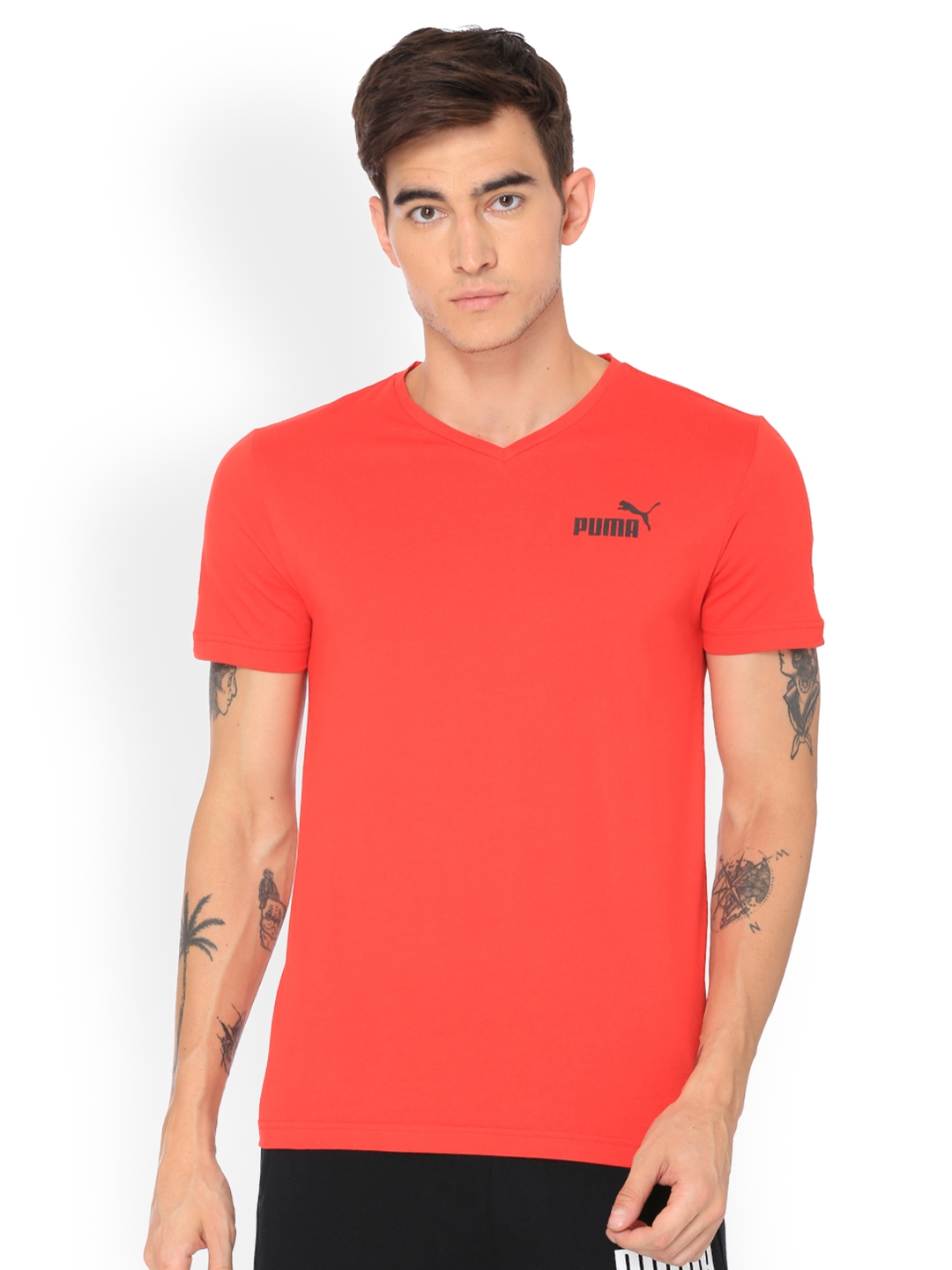 puma v neck t shirts