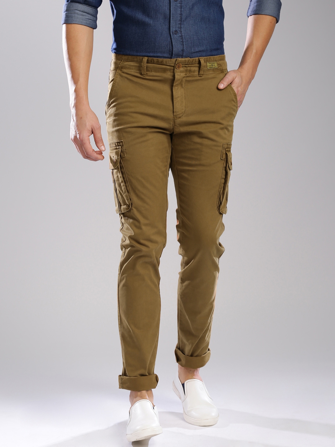 cargo jeans myntra