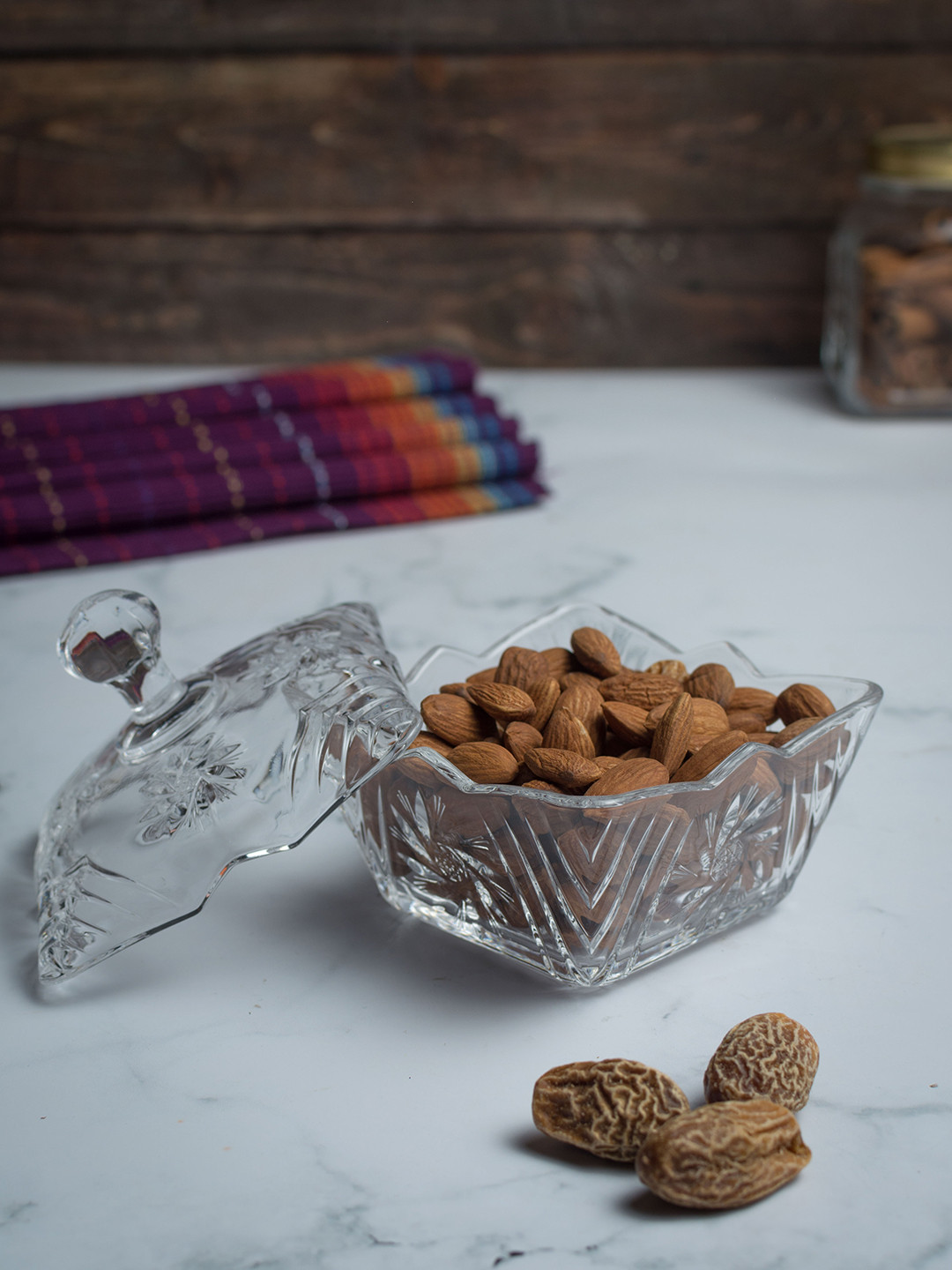 Pasabahce Glass Stella Bowl with Lid 250 ml