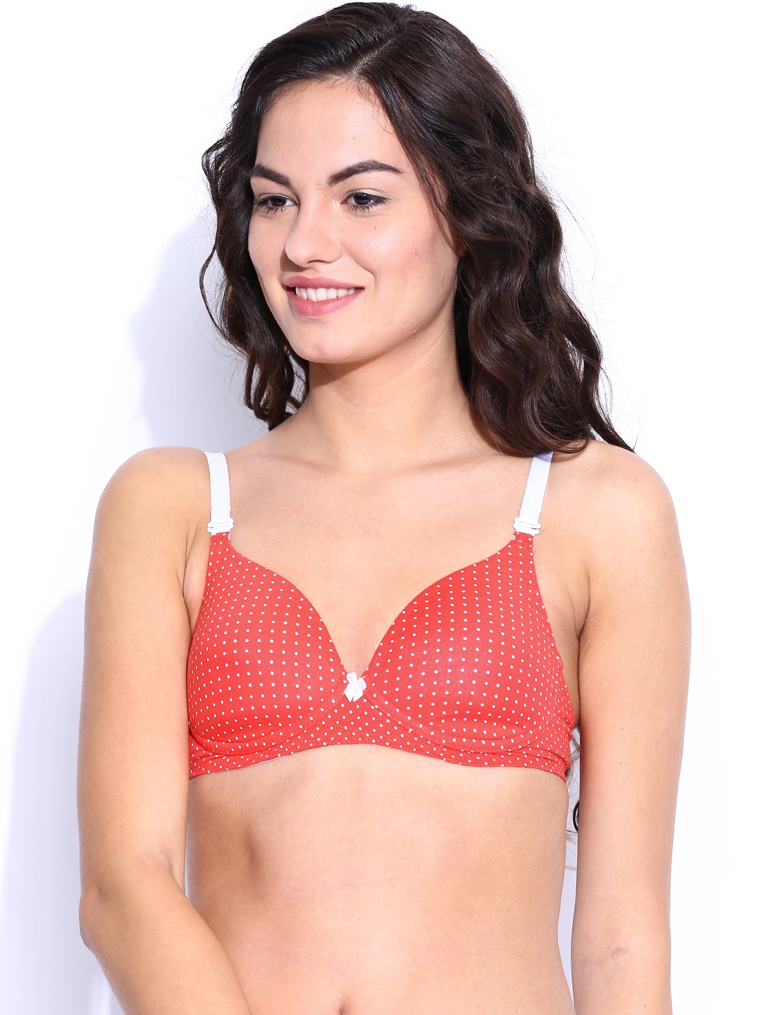 Buy Enamor Dailies Red Medium Coverage Bra F019 - Bra for Women 976698