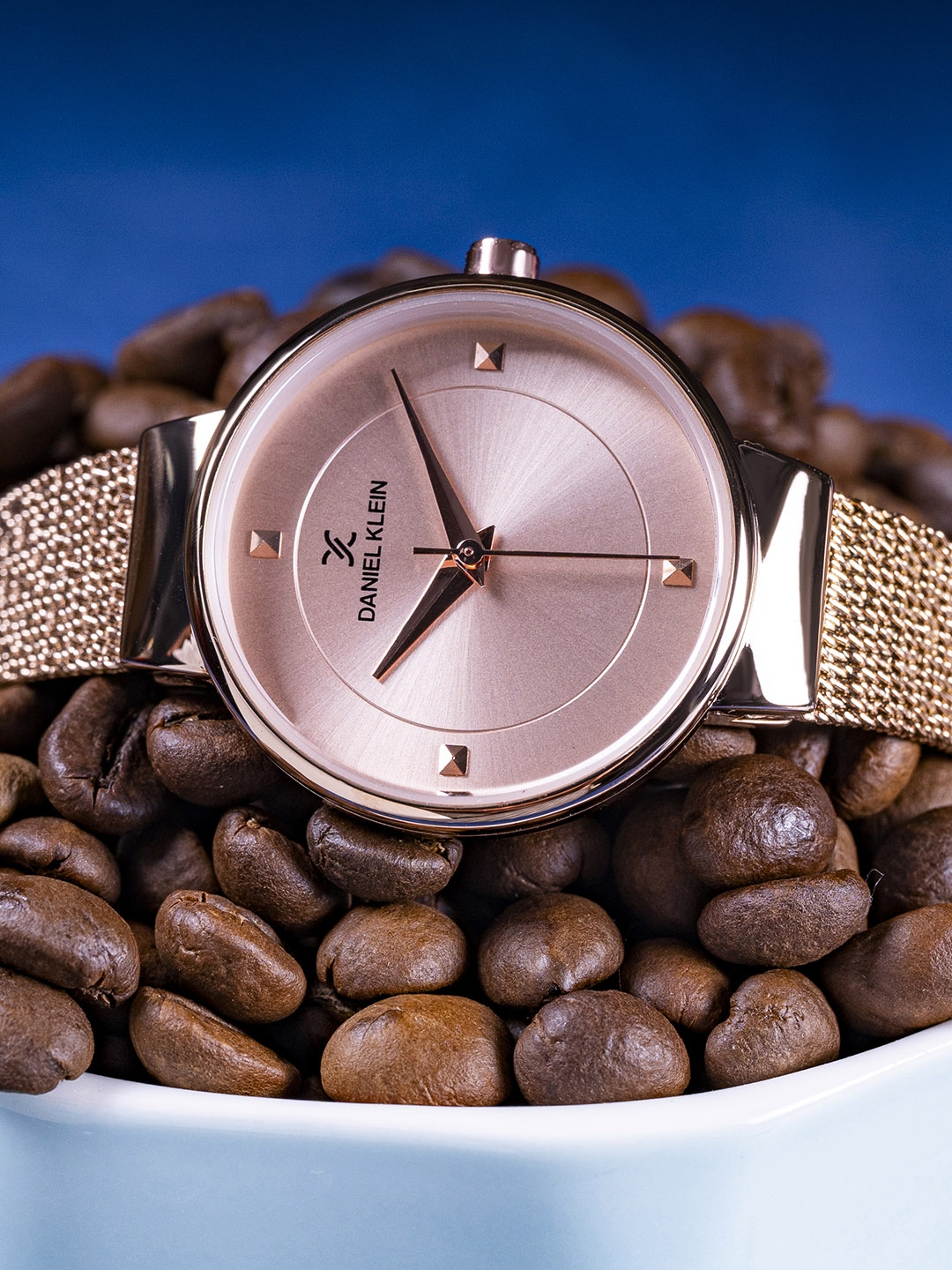 Buy Daniel Klein Fiord Women Rose Gold Toned Analogue Watch 12046
