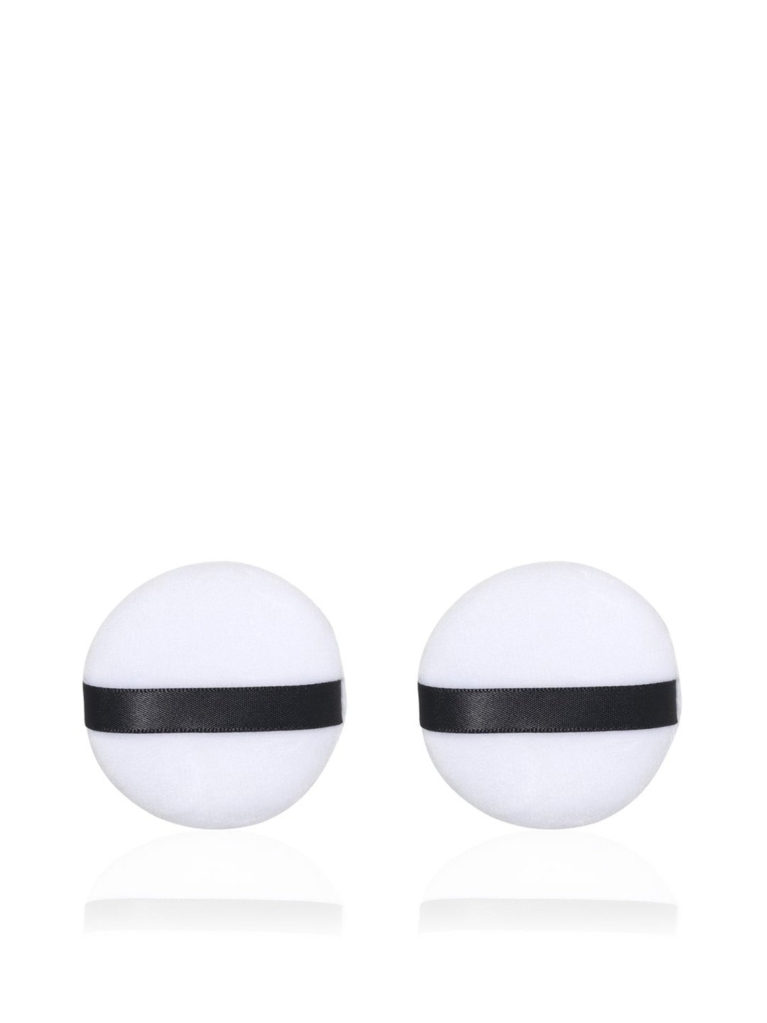 PAC Medium Cotton Puff - Round - White - 2 Pc