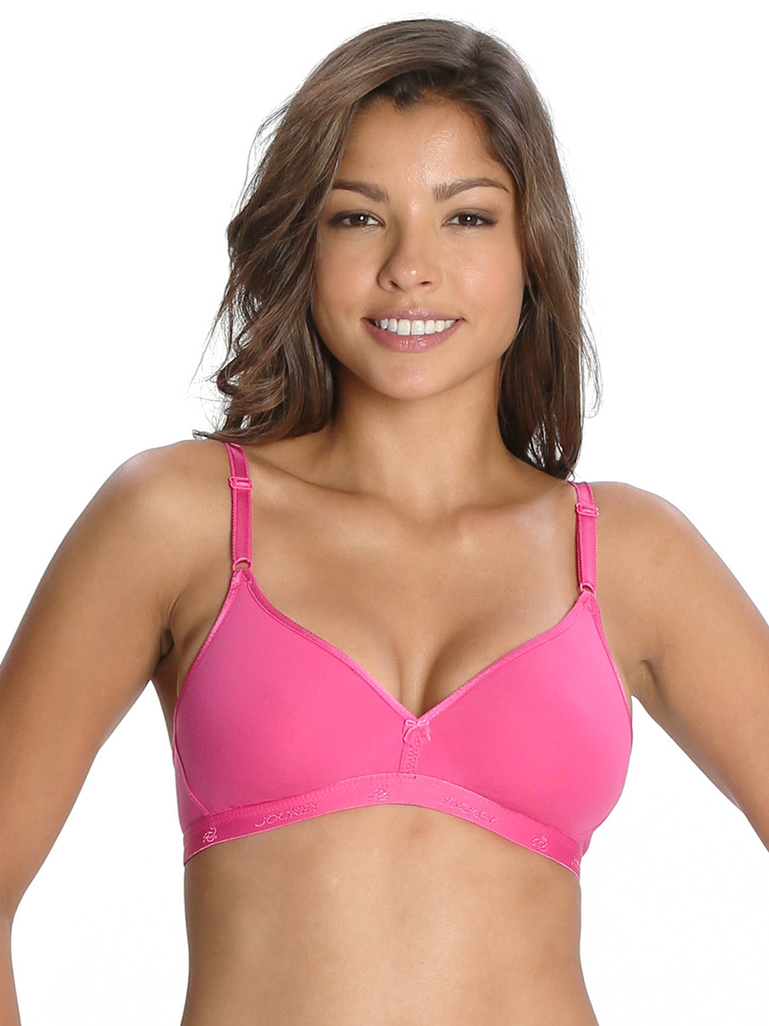 Buy Jockey Essence Pink Plunge Beginner's Bra 1581 - Bra for Women 979196