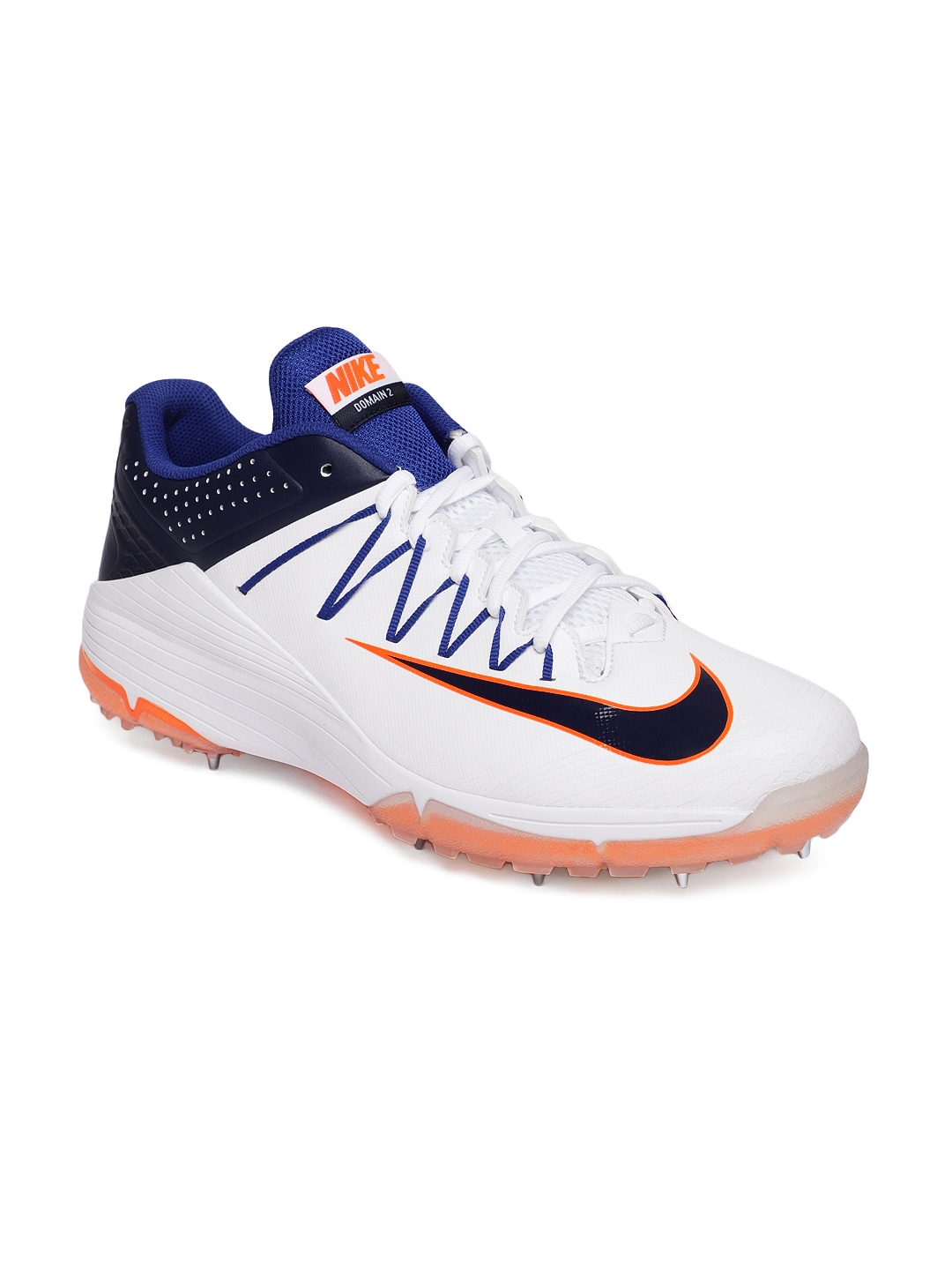 Buy Nike Men White Blue DOMAIN 2 Cricket Shoes Sports Shoes for Men 9798197 Myntra