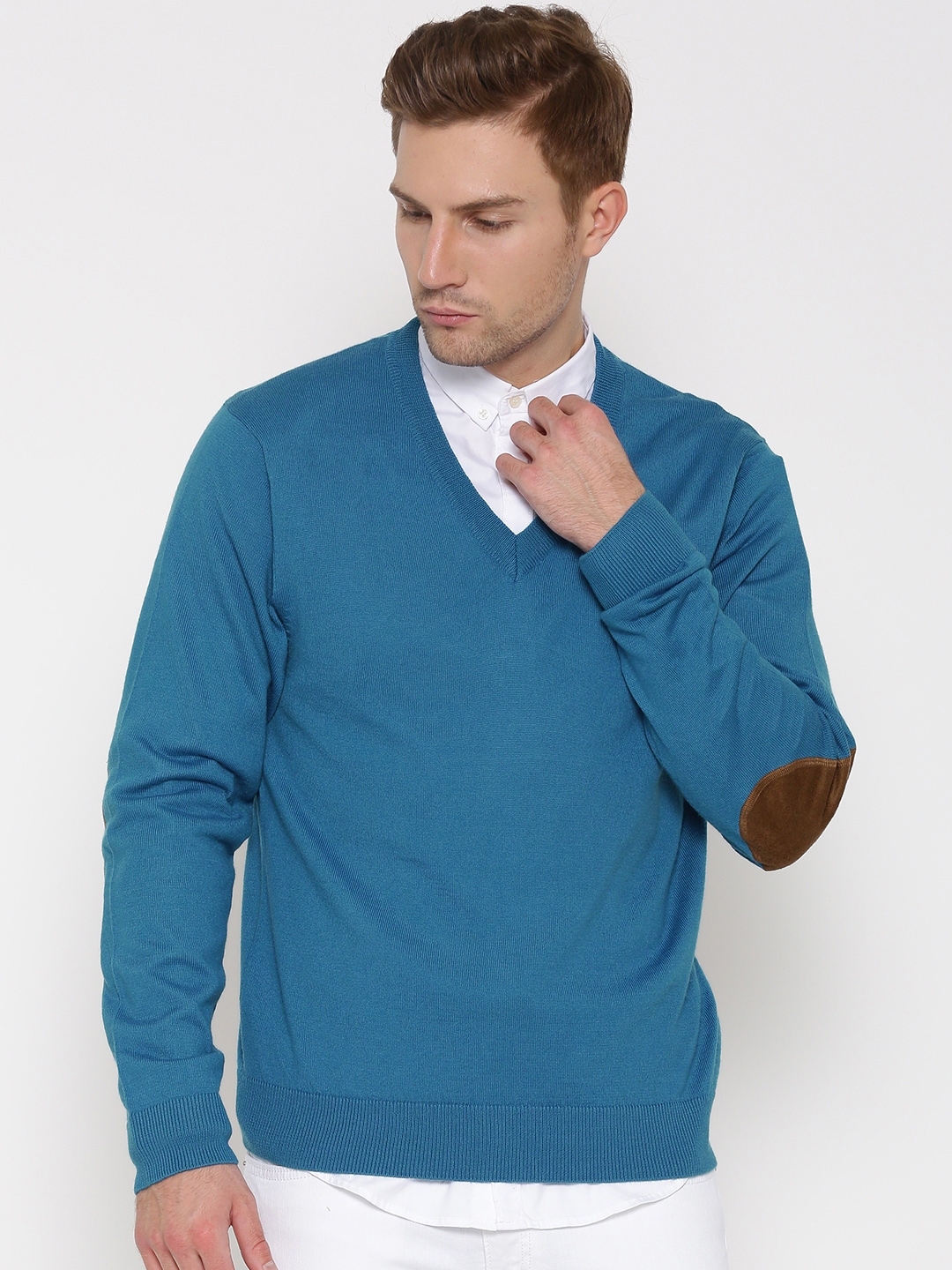 Men's Merino Sweater, Blue