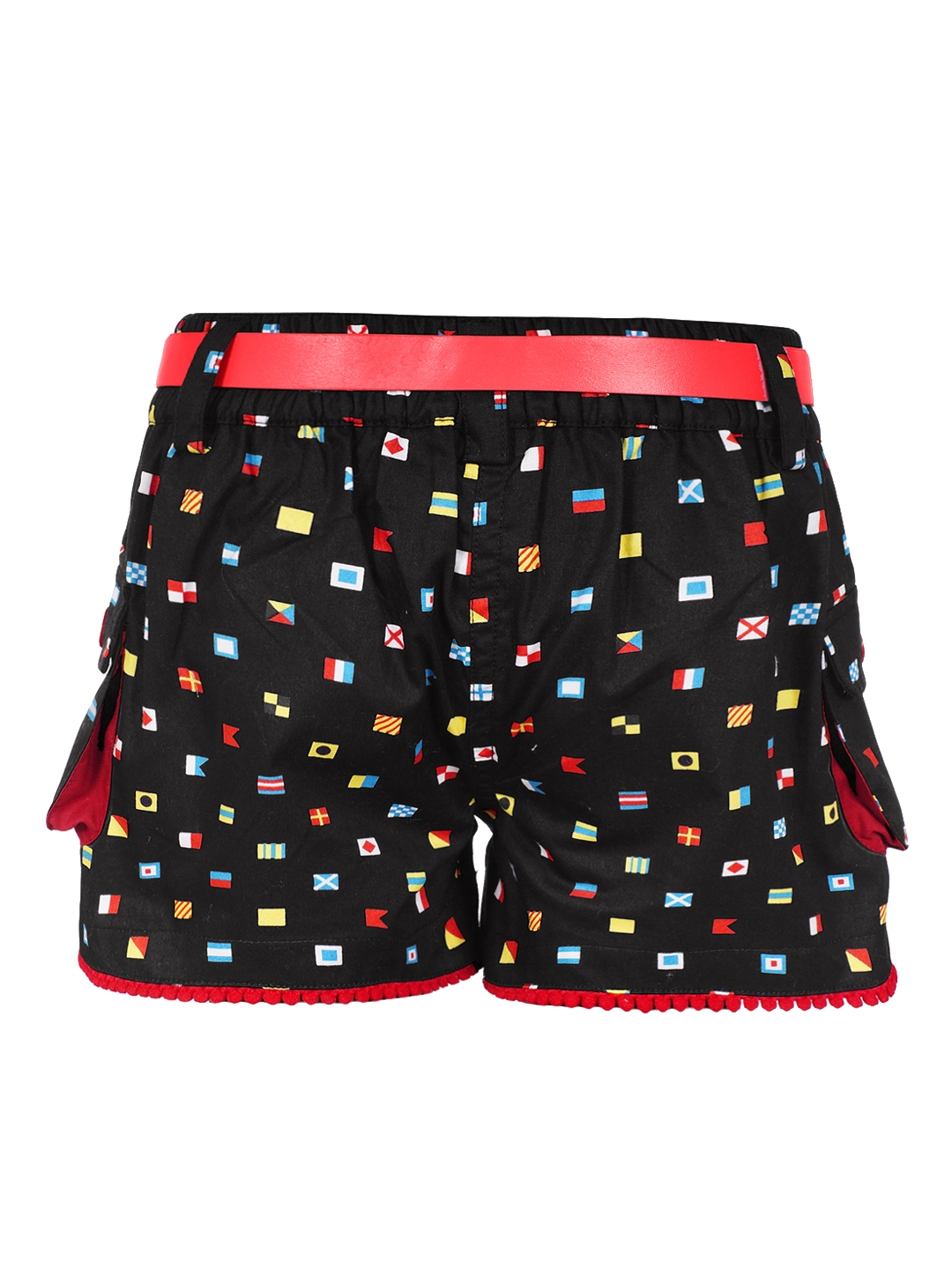 shorts for girls myntra
