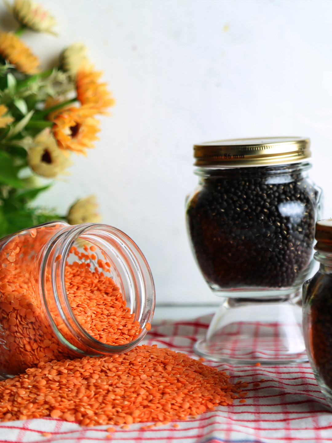 Bormioli Rocco Quattro Stagioni Amfora Transparent Glass Dishwasher Safe 4 Piece Screw Top Jar-500ml