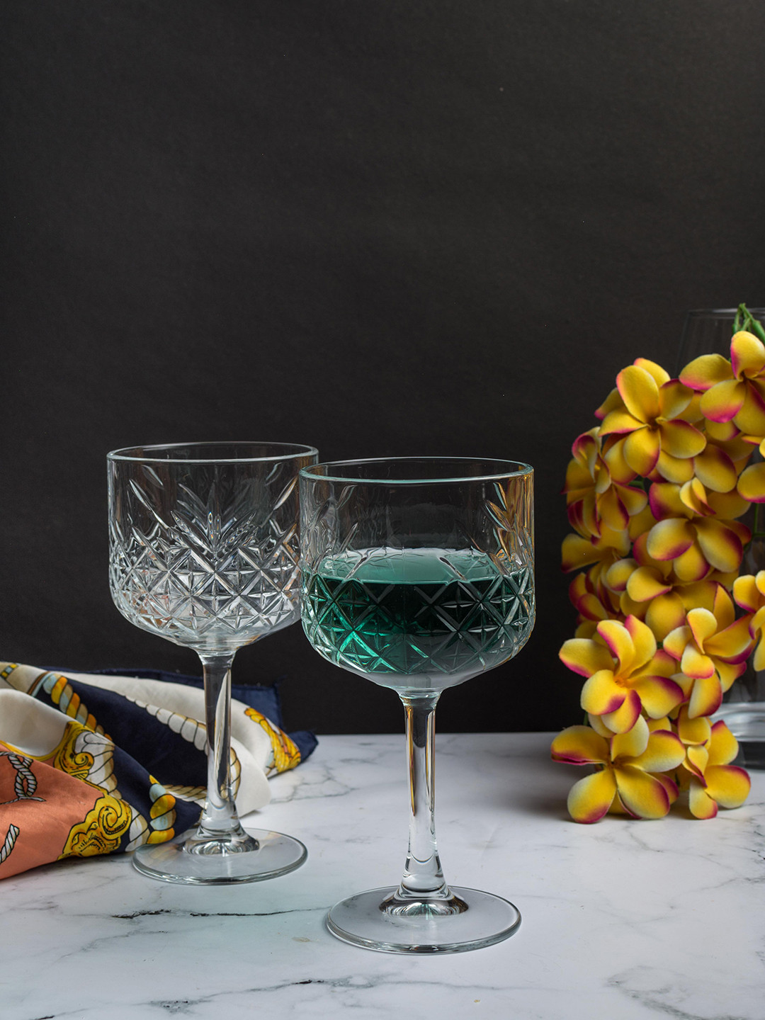 Pasabahce Set of 4 Transparent Cocktail Glasses 500ml each