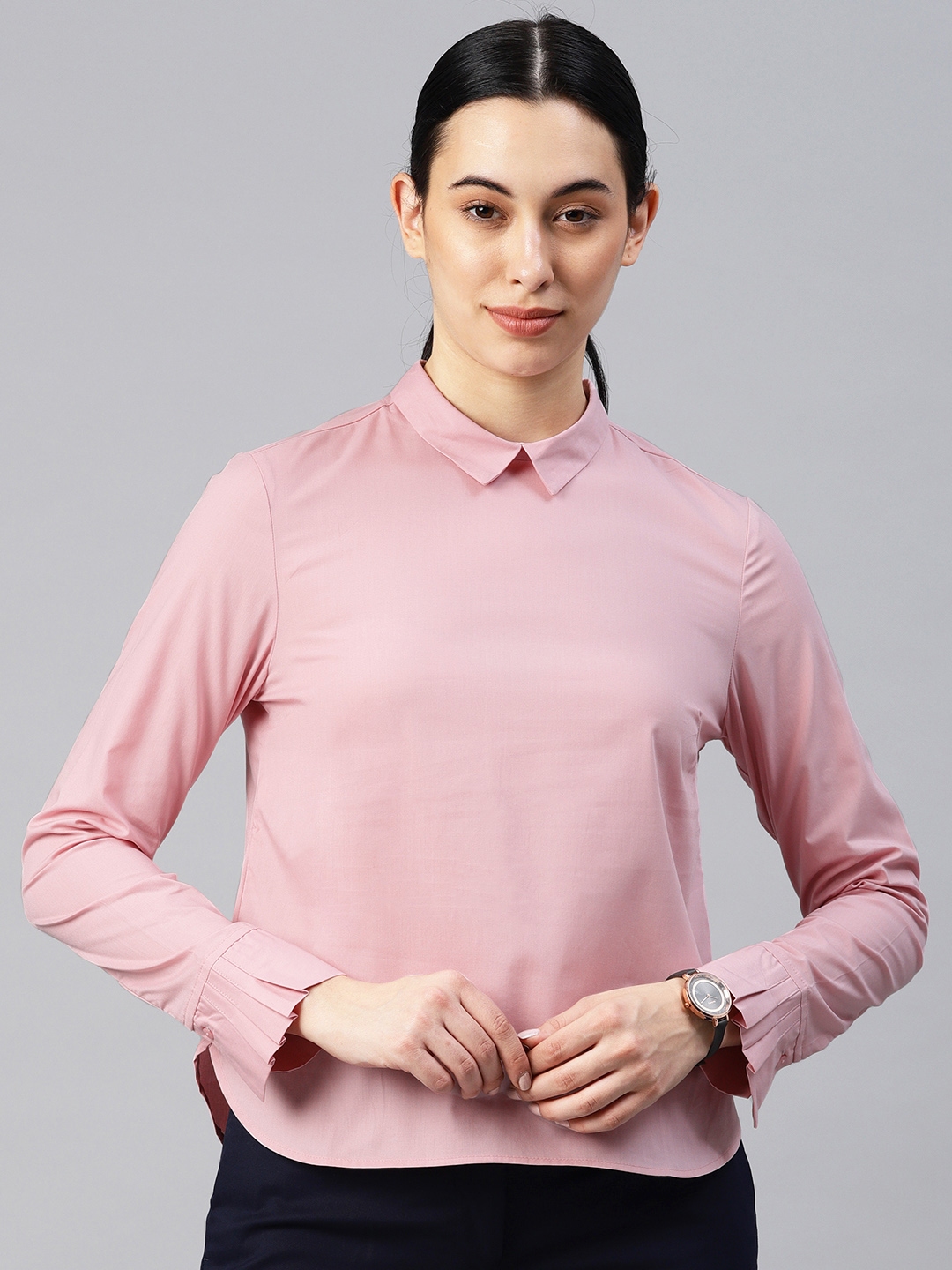 rust pink shirt womens