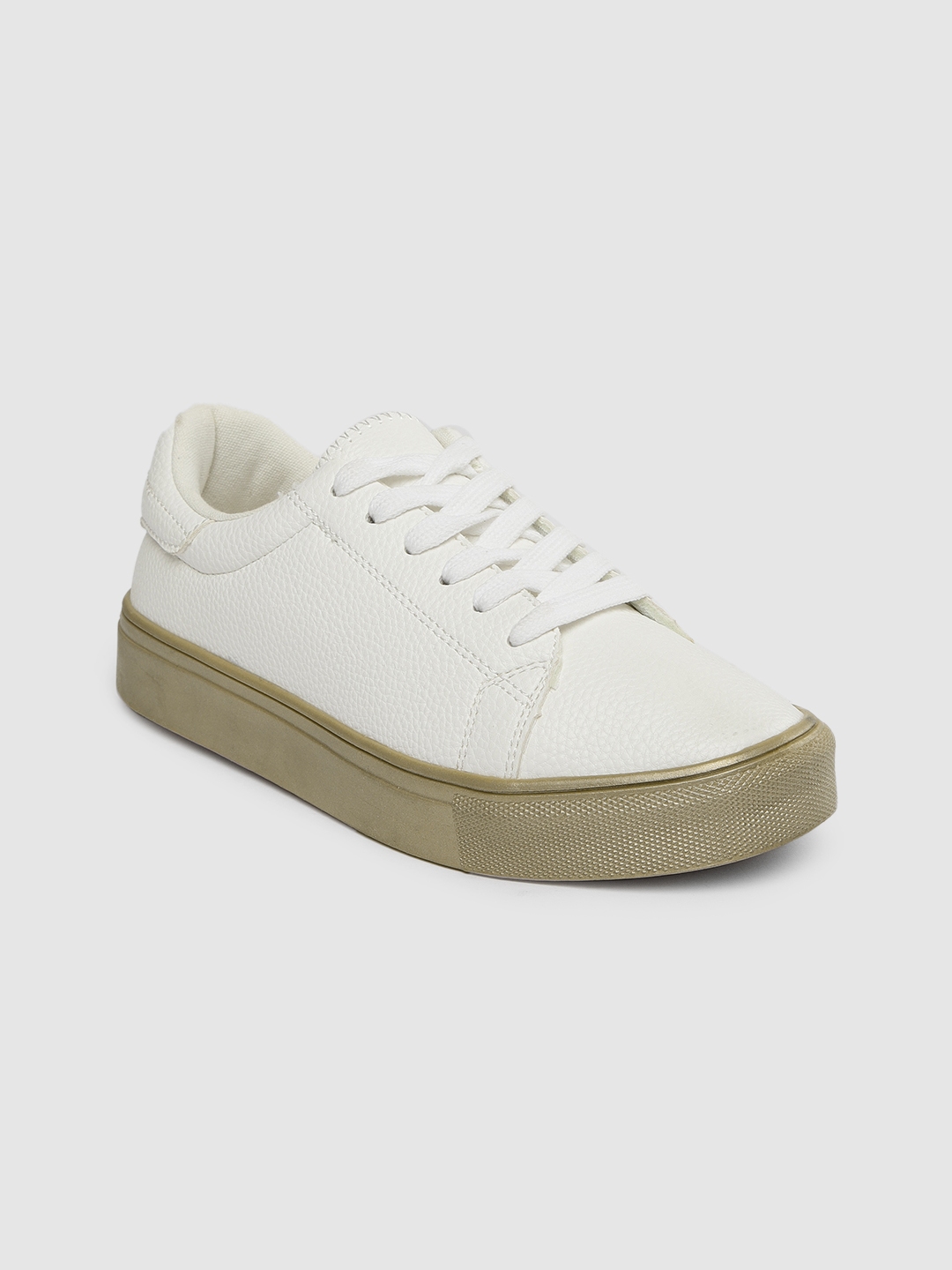 Vero Moda Women White Solid Sneakers