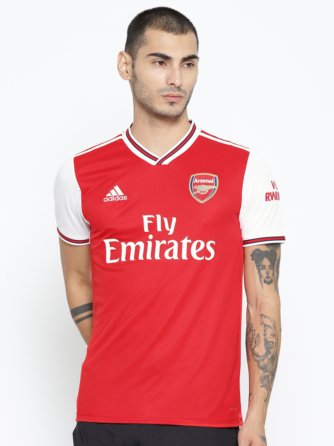 Red Arsenal F.C. Printed Home Jersey 