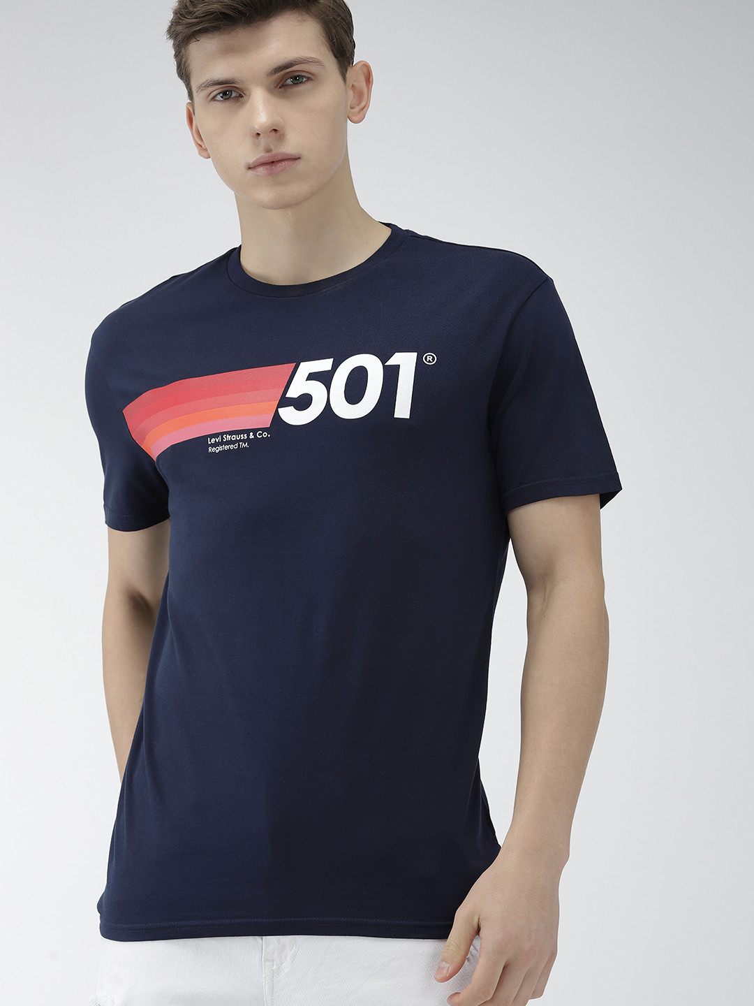 levi's navy blue t shirt