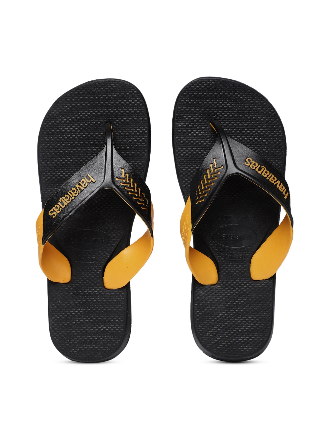 mens black havaianas flip flops