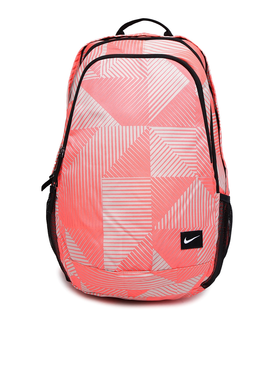 neon orange nike backpack