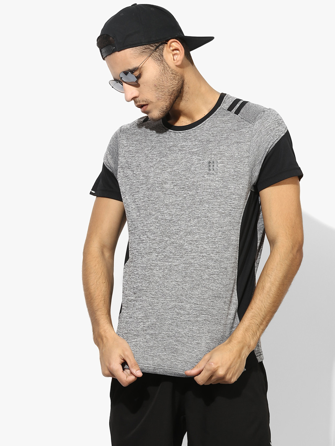 Grey Round Neck T-Shirts