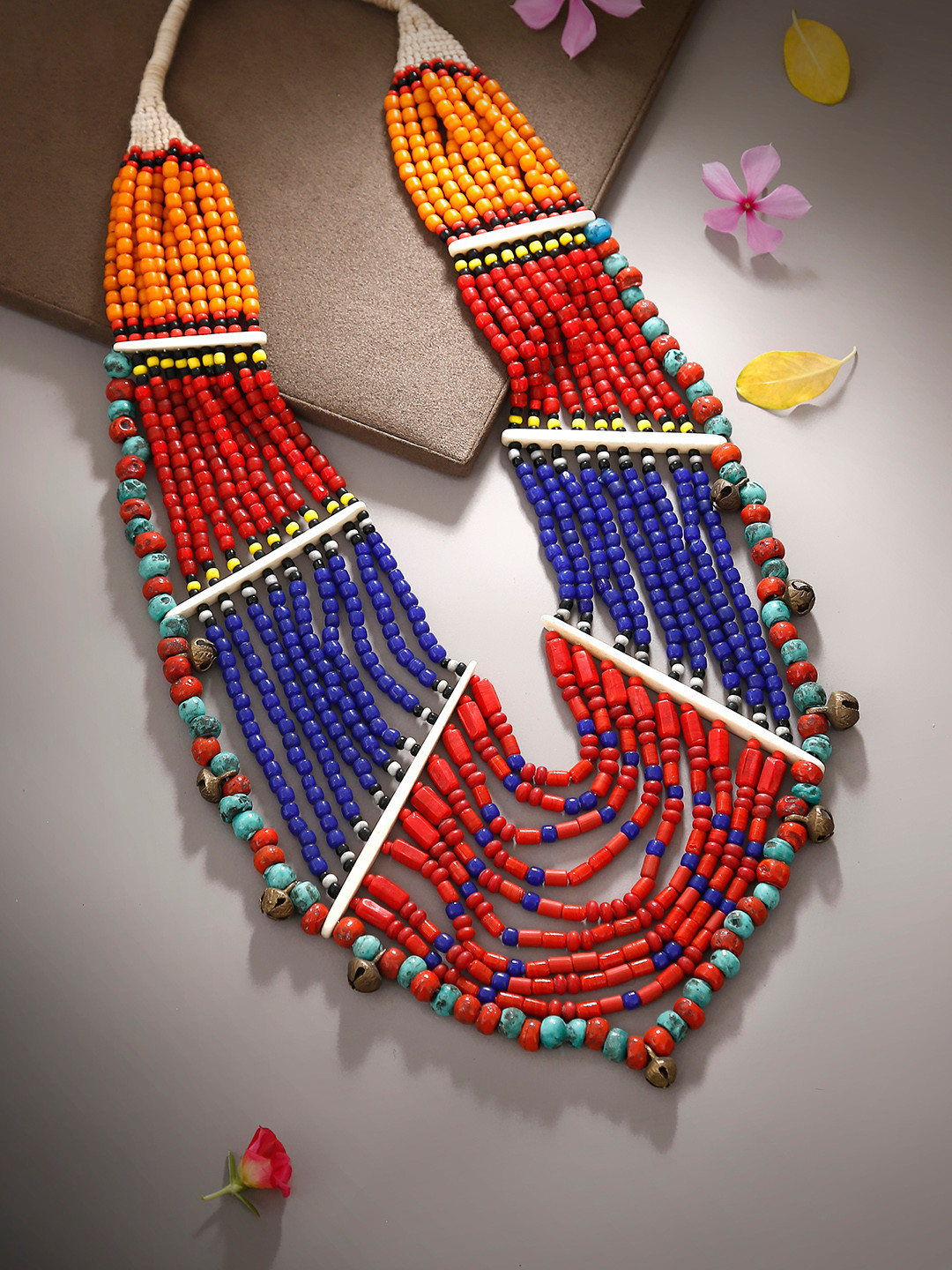 Bamboo Tree Jewels Multicoloured Antique Chain