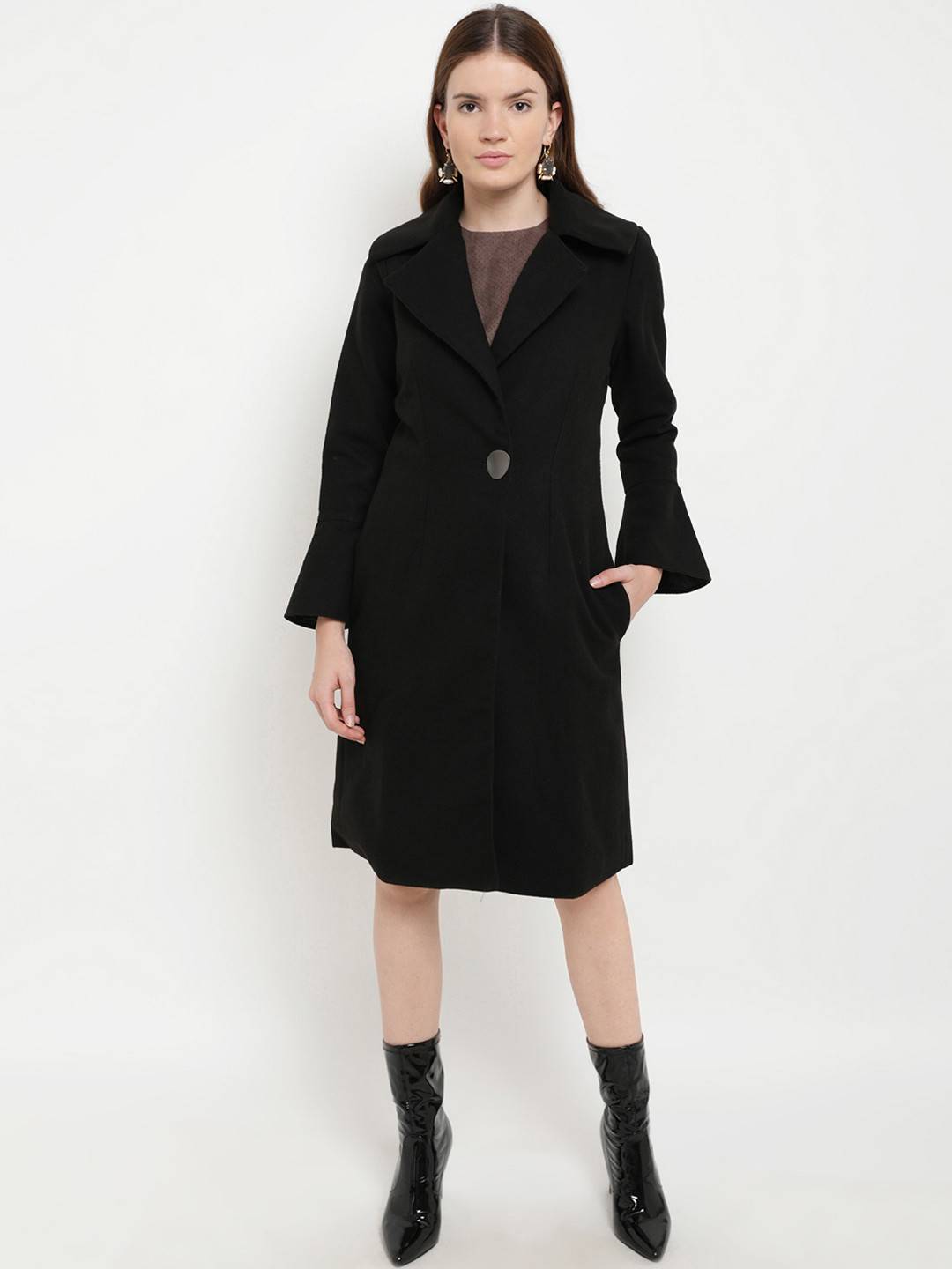Kazo black coat clearance