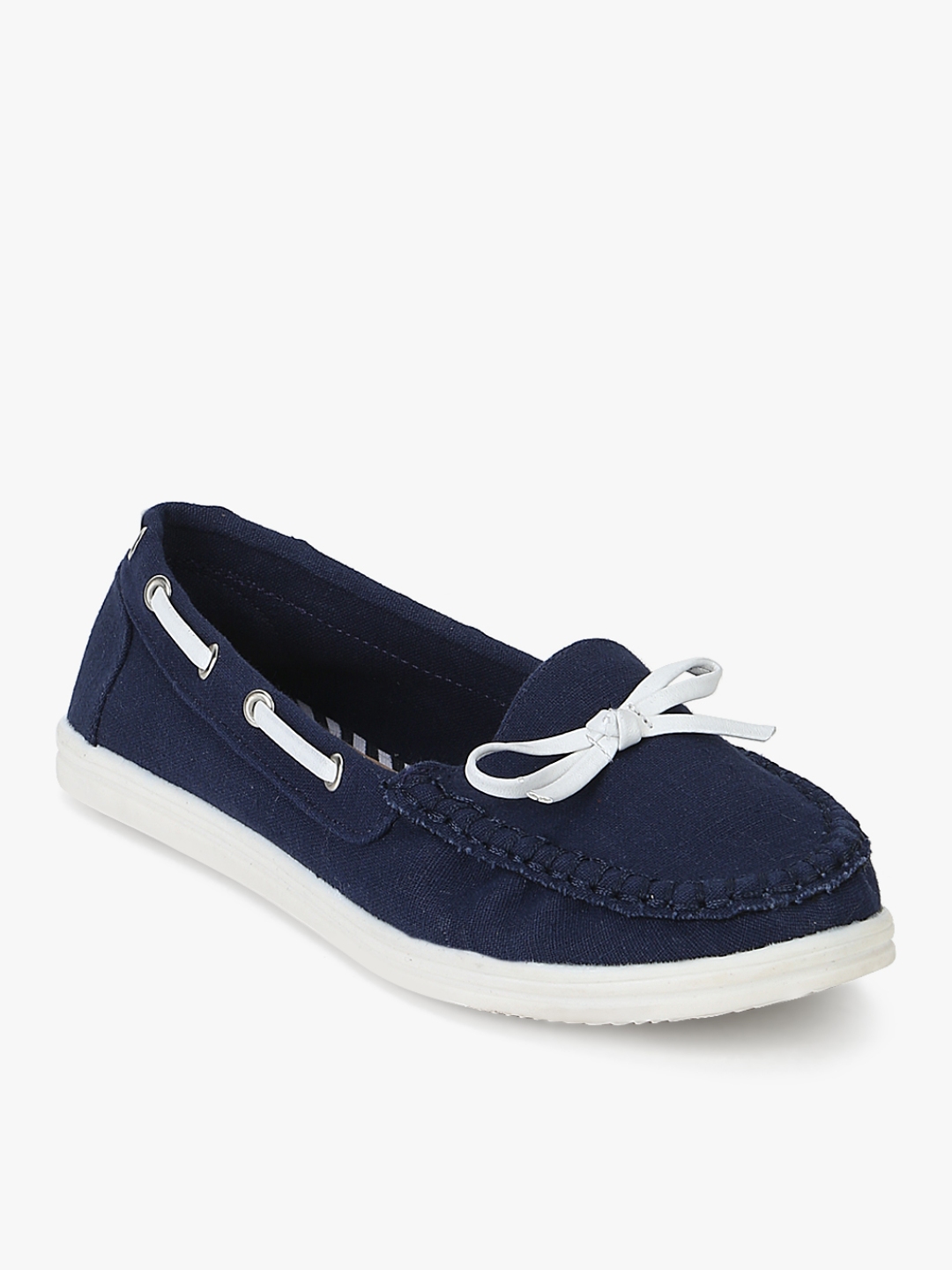 Buy Navy Blue Boat Shoes Casual Shoes for Women 7929805 Myntra