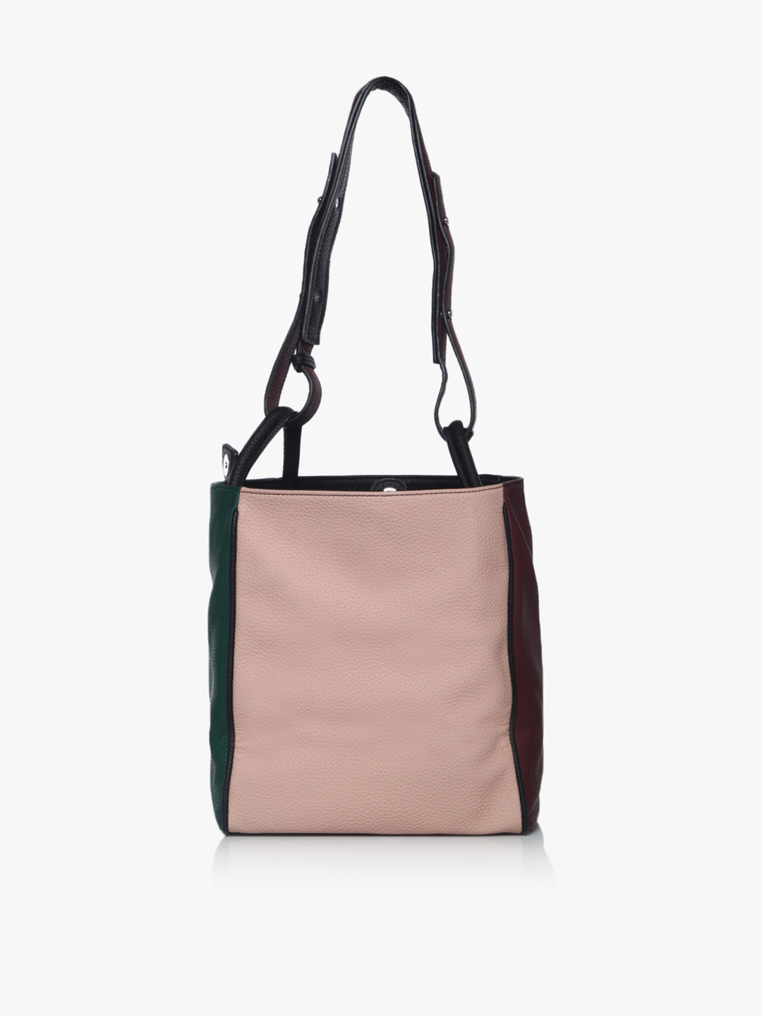 Peach PU Handbag