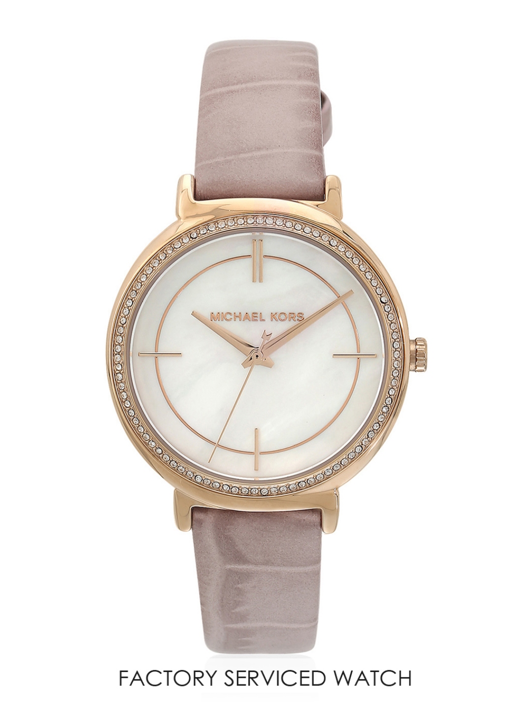 Buy Mk2663 Pink Off White Analog Watch Watches for Women 7954739