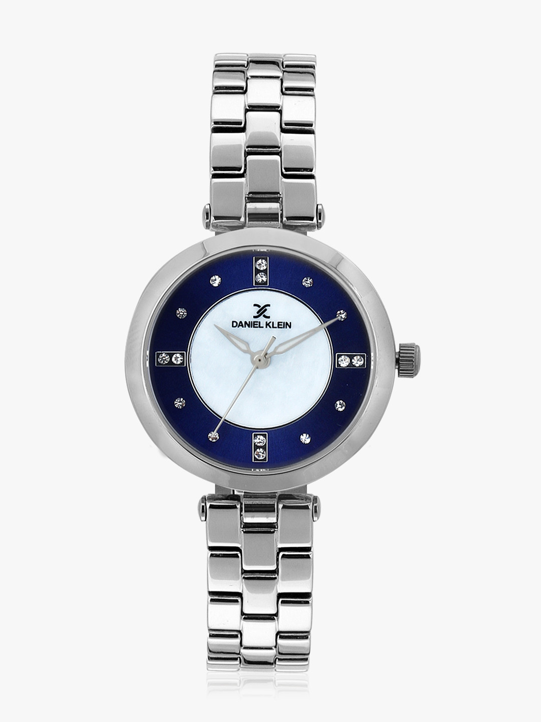 Dk11679-6 Steel/Blue/White Analogue Watch