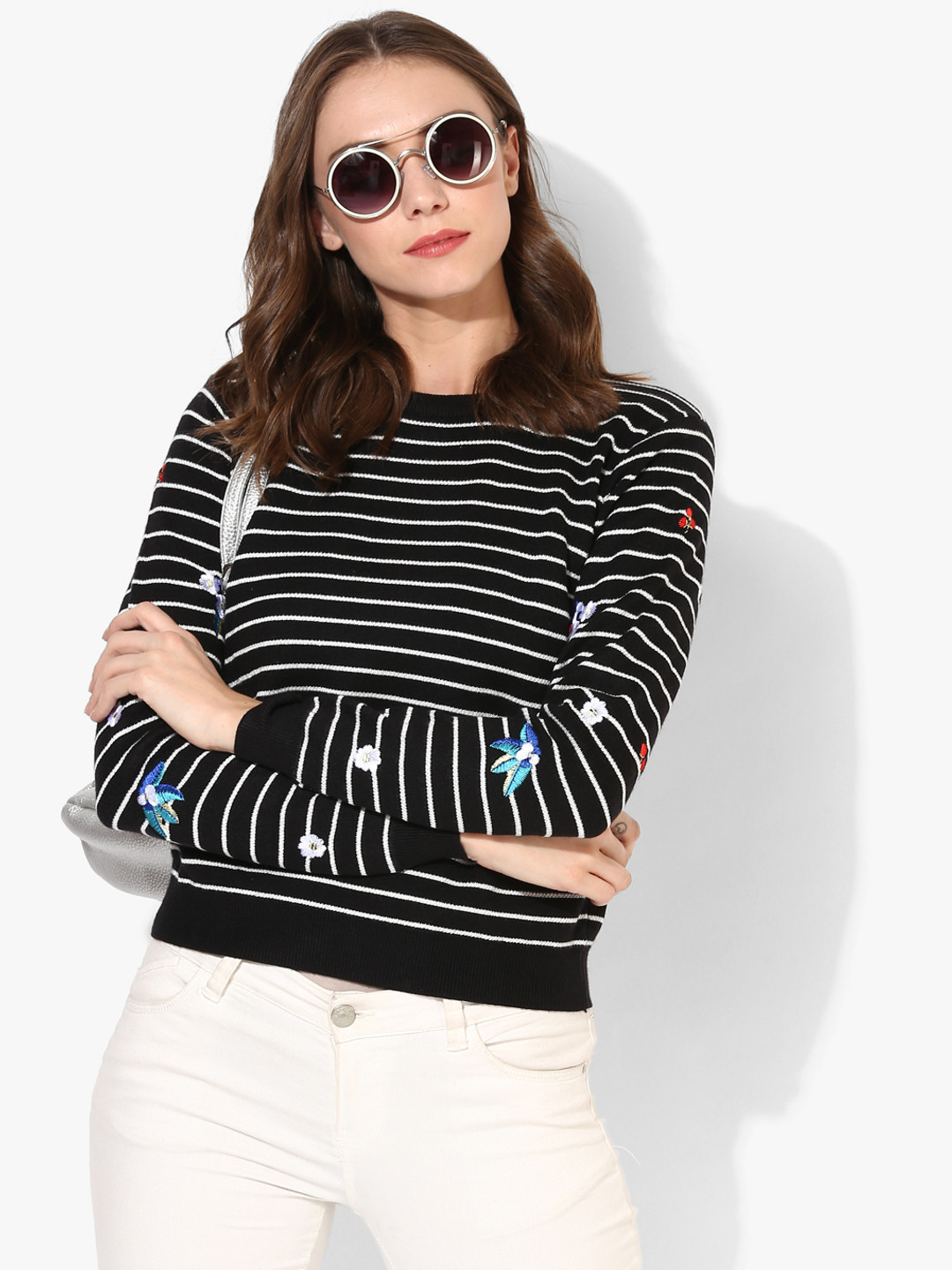 Black Striped Sweater