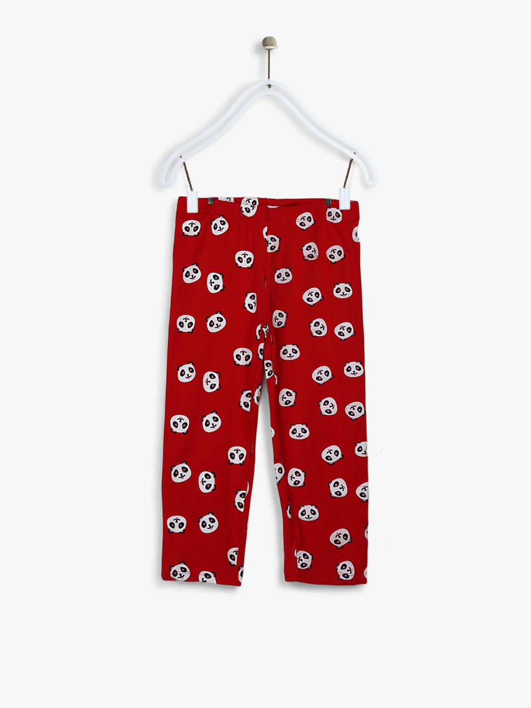 Adams Kids Girls Red Printed Leggings