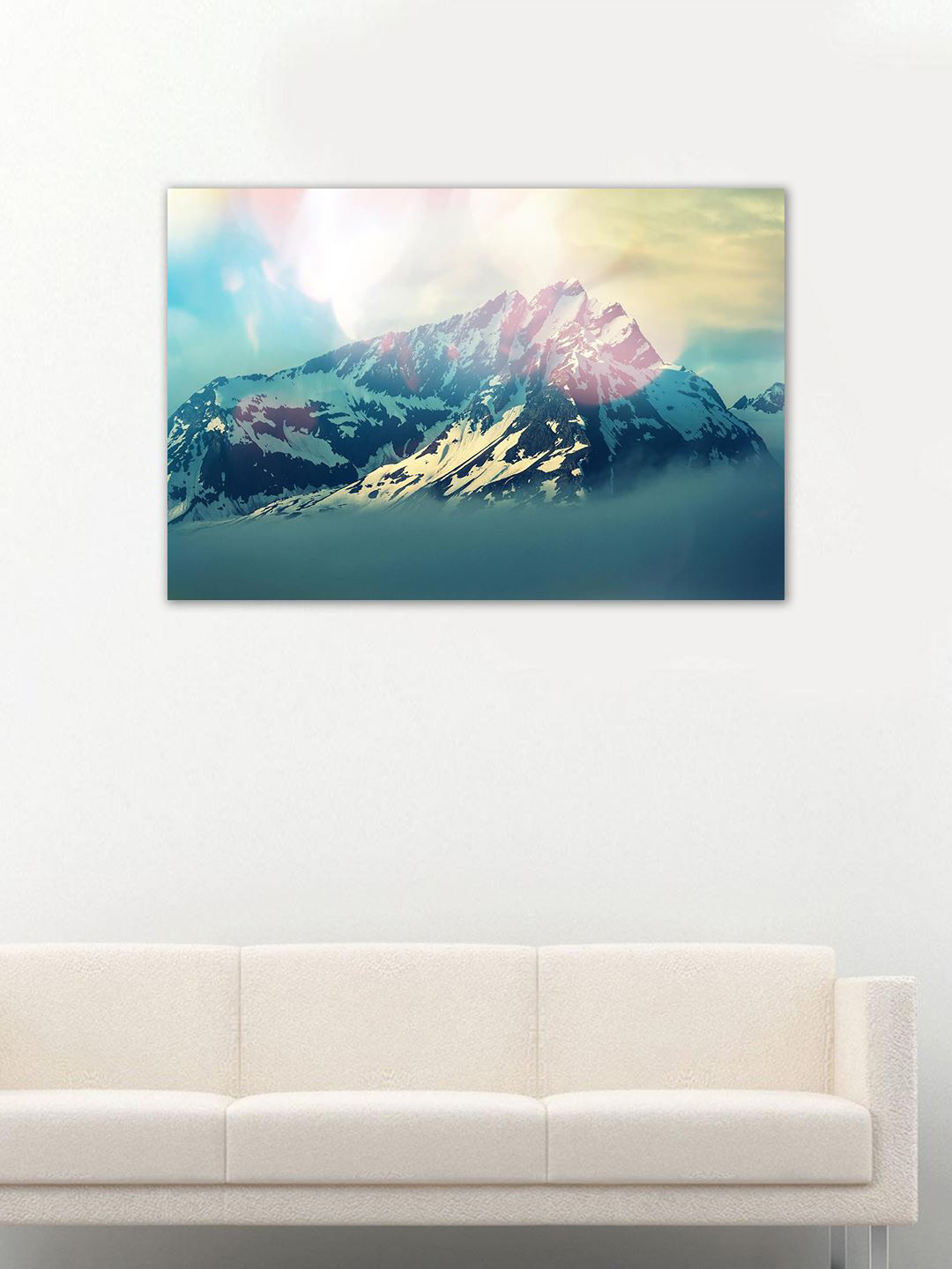 999Store Mountain Peak Canvas Wall Rectangle Paintings Wall Art -18 x 30In