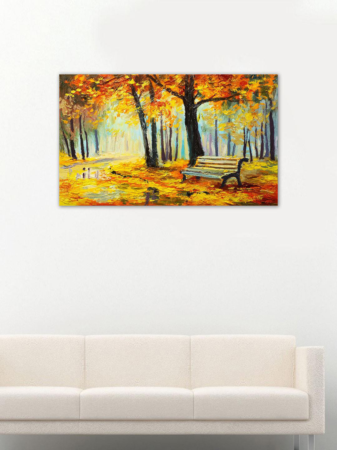 999Store Yellow & Black Abstract Wall Art