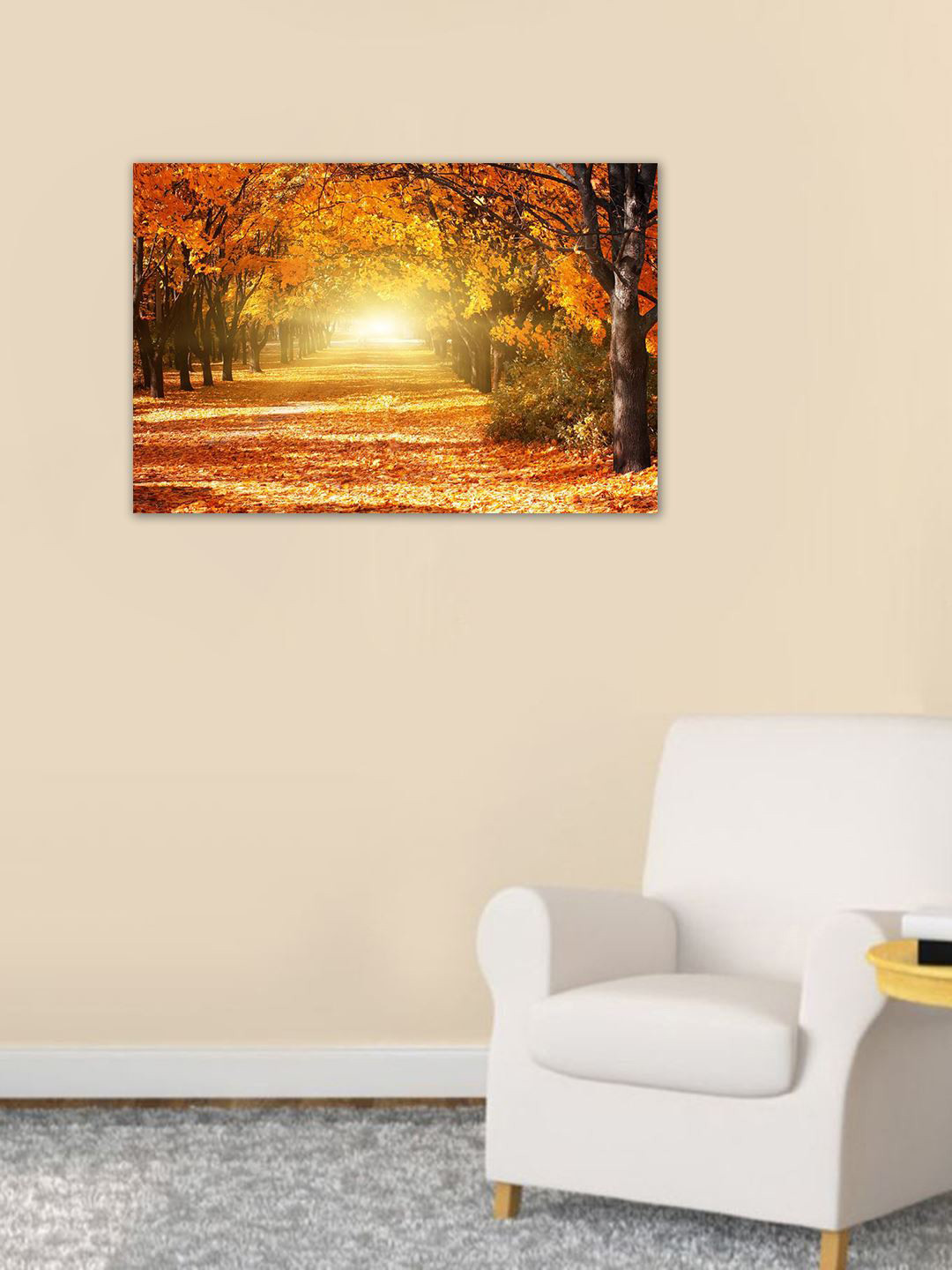 999Store Yellow & Orange Hand-Painted Tree Wall Art