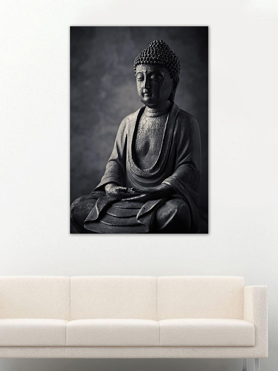 999Store Black Buddha Wall Art