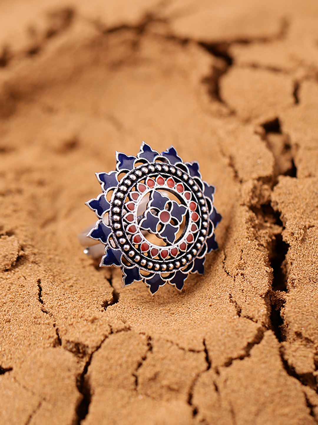 Mandala Tribal Inspired Ring
