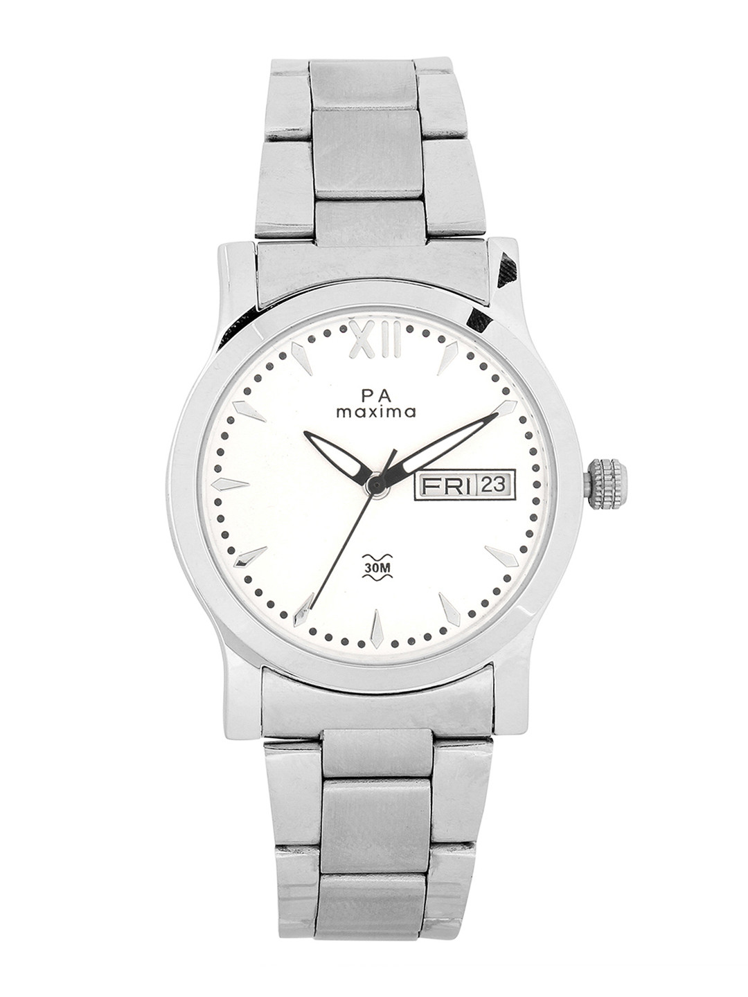 maxima white watch