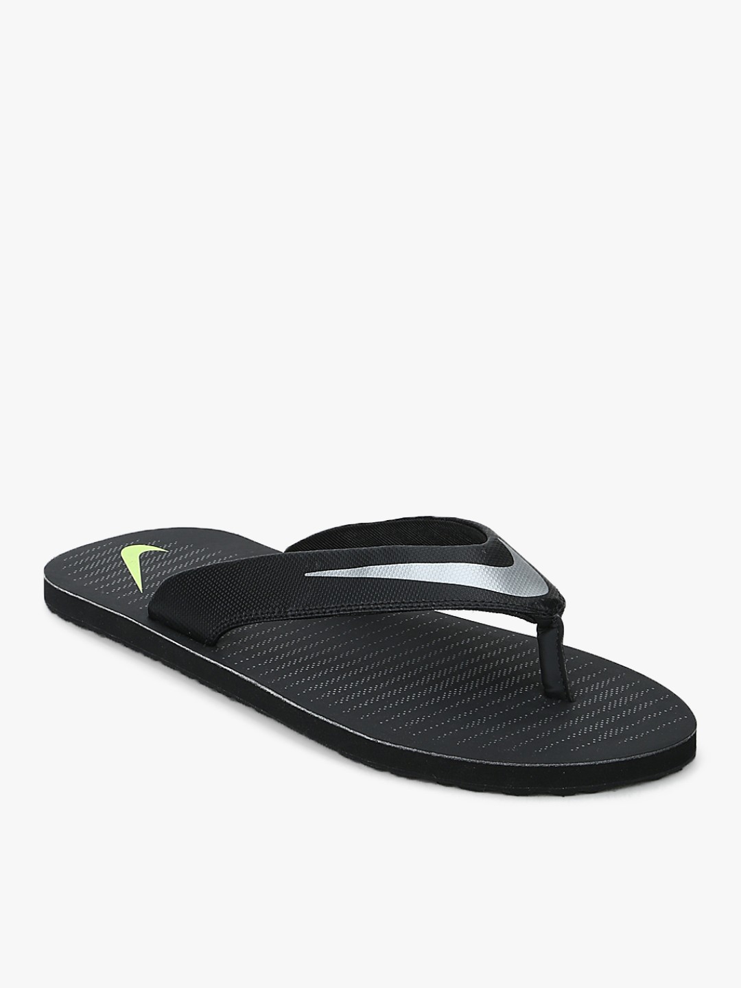 nike men's chroma thong 5 black slippers