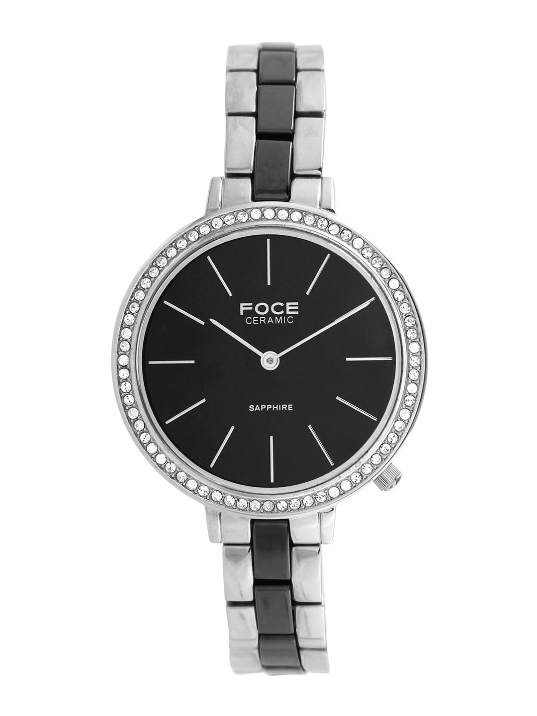 FOCE Women Black Analogue Watch F379LSM