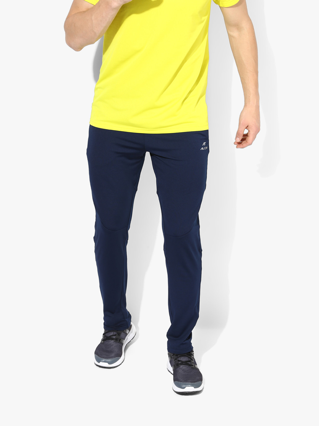 Alcis Men Running Performance Pro Navy Blue Track Pants