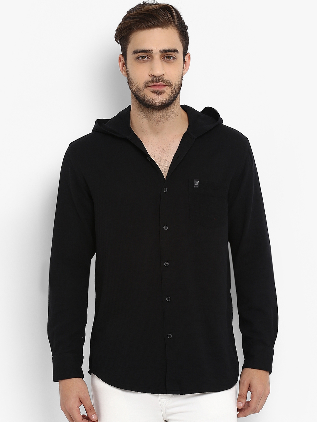Mufti online hooded shirts